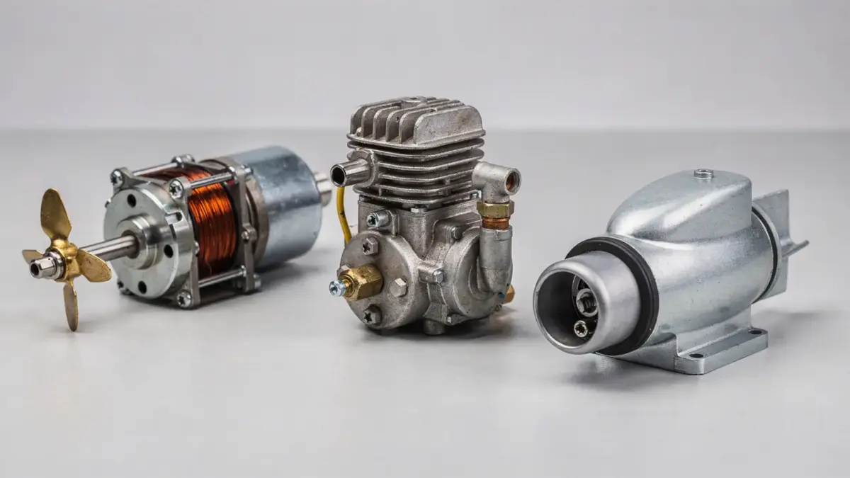 RC-Boote mit drei Antriebsarten: Elektromotor, Verbrennungsmotor und Jet-Antrieb im Vergleich
