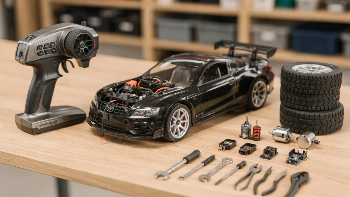 RC-Modellauto mit Fernsteuerung und Zubehör zur Preis-Leistung-Bewertung